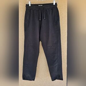 PACT Organic Cotton Stretch Lounge Jogger Pants Black Sz S